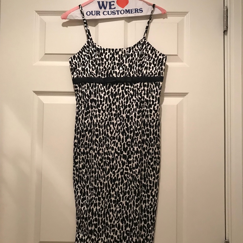 Michel Kors b/w animal print dress. Sz 2